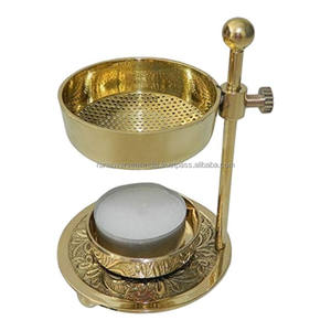 เตาเผาเครื่องหอมทองเหลือง กลิ่นจัสมิน ไม้จันทน์ ไม้กฤษณา งานแฮนด์เมด ดีไซน์พิเศษ ปรับความสูงได้ สำหรับฤดูใบไม้ผลิและฤดูร้อน - Product Image 4