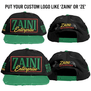 หมวกแก๊ป ZAINI รุ่น Unisex Trucker ผ้าคอตตอนหนา 280 GSM พร้อมโฟมบุภายใน สีดำขาว แบบห้าชิ้น ตาข่ายด้านหลัง ปรับขนาดได้ ปักลายตามสั่ง ด้วยเทคนิค Heat Transfer - Product Image 6
