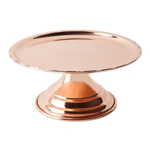 Présentoir à gâteaux en métal rose doré Décoration intérieure Présentoir à desserts Présentoir à gâteaux Prix compétitif - Product Image 1