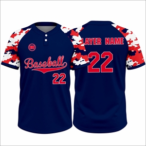 เสื้อเบสบอลแบบซับลิเมชั่นปี 2026 ชุดยูนิฟอร์มสั่งทำพิเศษ ผ้าโพลีเอสเตอร์ 100% เป็นมิตรกับสิ่งแวดล้อม ระบายอากาศได้ดี แห้งเร็ว ชุดทีม Wida Sports - Product Image 1