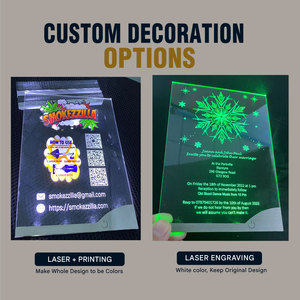 Tarjetas de Invitación Personalizadas con Luz LED Recargable, Tarjetas de Invitación Acrílicas con Logotipo, Fábrica OEM - Product Image 3