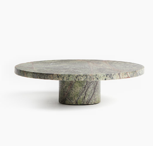 New Design Round White <b>Marble</b> <b>Cake</b> <b>Stand</b> Factory Sustainable Dessert Plates for Birthday White Stone <b>Cake</b> <b>Stand</b> - Product Image 5