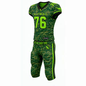 Uniforme de football américain 100% polyester respirant avec couleurs et tailles personnalisées - Uniforme de football américain de haute qualité - Product Image 2