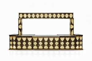 Lanterne Impériale King International de Luxe en Acier Inoxydable, Comptoir de Service Buffet, Présentoir Éclairé pour Hôtel et Restaurant - Product Image 2