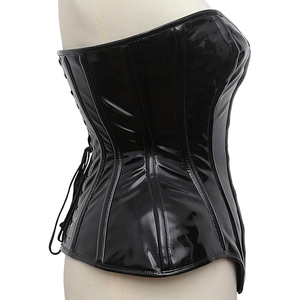 Corsé de Cuero Ecológico de Diseño Personalizado Más Vendido para Mujer, Faja Reductora sin Mangas al por Mayor, Hecho en Pakistán - Product Image 2