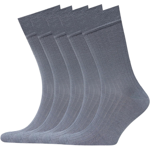 New Wholesale Crew <b>Socks</b> Navy Blue Geometric Pattern Spandex <b>Polyester</b> Breathable Knitted Casual Autumn Adult Regular Fit <b>Socks</b> - Product Image 5