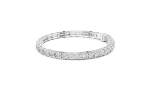 Pulsera de tenis única 2 en 1 con diamantes cultivados en laboratorio en oro blanco de 18 quilates para uso diario/oficina, bodas, compromisos, regalos para mujeres - Product Image 2