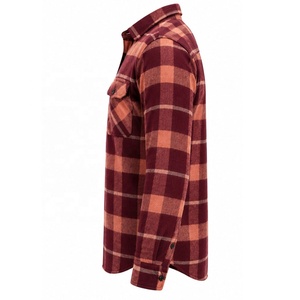 Camisa de Franela a Cuadros de Manga Larga para Hombre, 100% Algodón, Cuello con Botones, Estilo Casual para Otoño - Product Image 4