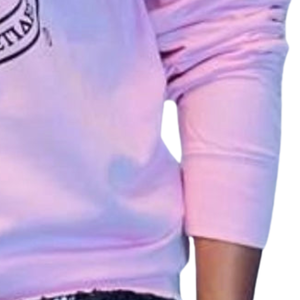 Classic <b>Pink</b> <b>Sweatshirt</b> for Women Long Sleeve Crewneck Pullover Casual Sorority Inspired Fashion Top for Campus Events Daily - Product Image 3
