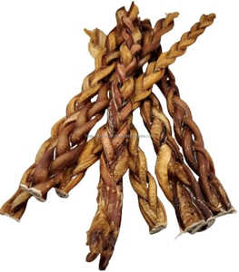 Bâtons de Bully tressés sans odeur pour chiens friandises dentaires pour animaux de compagnie boeuf Pizzle chien nourriture à mâcher par Falak World Export - Product Image 4