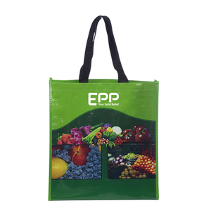 Bolsa de Mano Promocional de PVC y PP Tejido, Colorida, con Impresión Personalizada para Compras Ecológicas, Regalos de Marca y Necesidades de Almacenamiento Diarias - Product Image 1