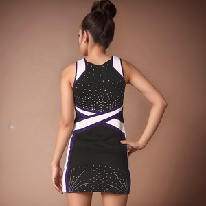 Nouvel ensemble de costumes de cheerleading personnalisés pour femmes, tenue de compétition, tenue de performance, 100% polyester respirant - Product Image 2