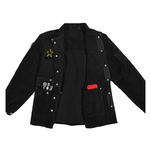 Veste de soudeur en cuir pour homme 2026 – Vêtement de travail de sécurité imperméable et respirant avec fermeture boutonnée pour atelier - Product Image 5