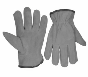 Gants de travail en cuir jaune durables, gants de chauffeur robustes, anti-coupure et résistants à l'usure, sécurité pour la construction - Product Image 2