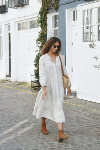 Women's 100% Cotton Tiered Maxi <b>Dress</b> | Sleeveless Loose Fit Solid Sweet Simple Boho Slits | Custom OEM ODM Manufacturer - Product Image 1