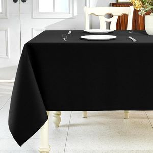 Tovaglia Rettangolare Impermeabile in Lino Testurizzato, Copertura per Tavolo da Pranzo Rettangolare Antimacchia e Lavabile - Product Image 1