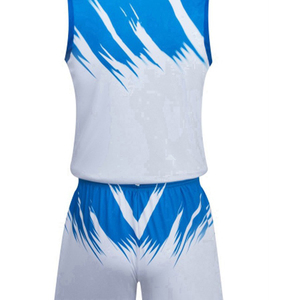 Basketball Uniform Set <b>Athletic</b> Fit Lightweight Material Basketball Uniform For Competitive Play - Product Image 3