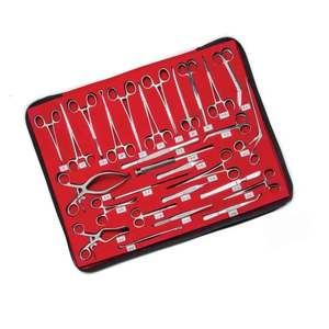 Ensemble d'instruments chirurgicaux pour hernie de qualité supérieure, 28 pièces, acier inoxydable de qualité chirurgicale, finition satinée, réutilisable, autoclavable, CE ISO - Product Image 2