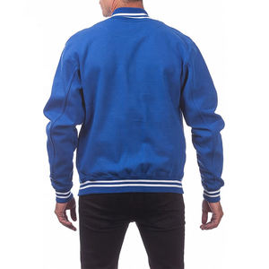 Wholesale Supplier Private Label High Quality Embroidery Custom Logo Heavyweight Winter <b>Jacket</b> Soft Inner <b>Lining</b> Rib Knit Collar - Product Image 2