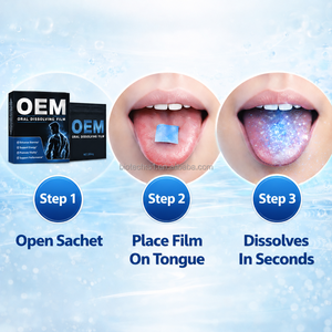 Bandes orales sublinguales à dissolution rapide et longue durée pour l'énergie masculine, film sublingual pour la vitalité, l'endurance et le soutien énergétique, marque privée - Product Image 6
