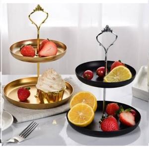 Support à gâteau décoratif élégant pour la maison, l'hôtel, le restaurant, les anniversaires, support à gâteau moderne en métal - Product Image 3