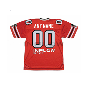 Uniforme de Fútbol Americano Personalizado, 100% Poliéster, Camiseta de Fútbol Americano Universitario, Mangas Cortas, Tallas Grandes, Transpirable - Product Image 6