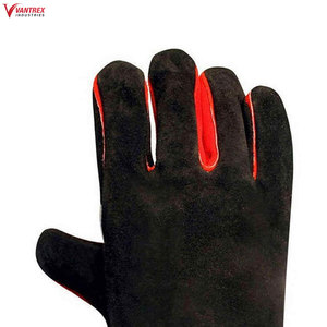 Safe Electric Welding <b>Gloves</b> 8 oz Anti-Slip Latex-Free <b>Long</b> Heat Heavy Duty Protective Cotton Heat Fire Resistance <b>Gloves</b> - Product Image 6