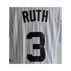 Nueva Camiseta de Béisbol Estilo Americano con Bordado de Nombre y Número, 100% Poliéster, Protección UV, Cuello en V, para Hombre, Venta al Por Mayor - Product Image 4