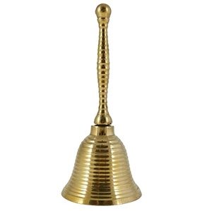 Hot Selling Heavy Durable Brass Bell Brass Puja Items For Daily Worship From India Exporter At Unbeatable Price - Product Image 1