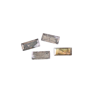 พลอยไพไรต์ธรรมชาติทรงสี่เหลี่ยมผืนผ้า 4.8 กะรัต ขนาด 14x6 มม. แบบหลังแบนสำหรับทำเครื่องประดับ |   1 ชิ้น - Product Image 1