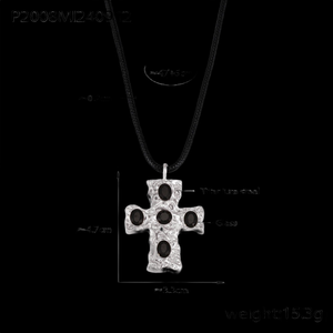 Collar de Diamantes de Moissanita Moderno para Chicas y Mujeres, Ideal para Regalo de Cumpleaños, Moda Casual y Accesorios de Boda - Product Image 1
