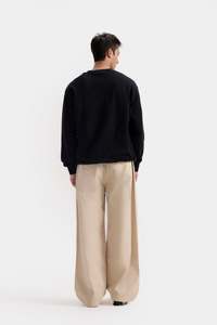 เสื้อสเวตเชิ้ตคอกลมผู้ชาย – ผ้าฝ้ายผสมเนื้อนุ่ม สวมใส่สบายๆ - Product Image 4