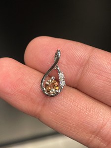 Pendentif en tourmaline, pendentif en argent sterling, pendentif en forme de larme, bijoux pour femmes, pendentif fait main, cadeau pour elle, bijoux minimalistes - Product Image 2