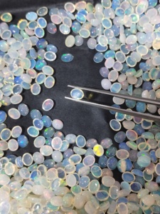 Natural Ethopian Opal 5x4MM Oval Cut <b>Best</b> Quality Natural Gemstone for Jewelry Making - Product Image 3