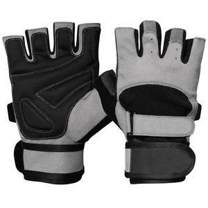 Pakistan Made Men's Fitness Gloves Cheap Price Durable Quality Gym Workout Gloves With Anti <b>Slip</b> Grip And Wrist Support - Product Image 5