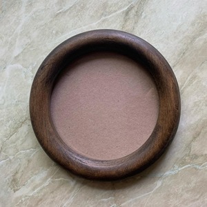 Cadre photo rond en bois pour décoration murale de salon et chambre, cadre photo de haute qualité fait main, minimaliste - Product Image 6