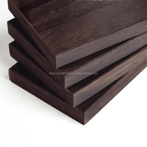 Bandeja de Madera Lisa de la Mejor Calidad, Duradera, Ecológica, para Servir, Decorativa, para Uso en el Hogar y la Cocina, con Diseño Elegante - Product Image 3