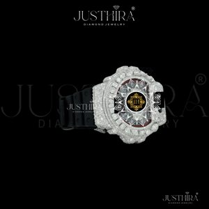 Montre G-Sh0ck Premium avec Moissanite VVS et Grands Diamants Sertis, Montre-Bracelet de Luxe avec Diamants, Prix le Plus Bas et le Meilleur de Tous les Temps - Product Image 4