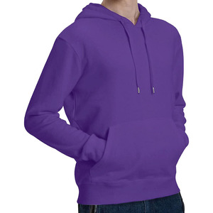 100% Cotton Regular Fit Men's Pullover Hoodie Pocket Drop Shoulder <b>Thick</b> <b>Fleece</b> Breathable Quick Dry Winter Casual Customizable - Product Image 1