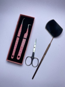 แหนบต่อขนตาปลายตรง สแตนเลส สำหรับต่อขนตาแบบมืออาชีพ รุ่น 1020 - Product Image 1