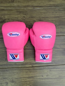 Gants de boxe d'entraînement en cuir rose personnalisables GYMSTERO 16 oz avec fermeture à lacets, doigts entièrement couverts, sangle de poignet réglable, arts martiaux - Product Image 4