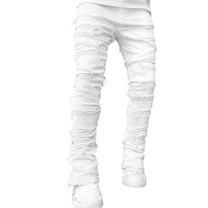 Pantalones Casuales Cómodos de Lona, Cintura Media, Diseño Personalizado, Corte Relajado, Tela Suave para Uso Diario, Estilo Moderno y a la Moda - Product Image 1