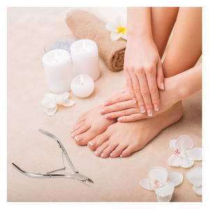 Coupe-cuticules pour la beauté des ongles avec logo personnalisé, en acier inoxydable, pour manucure. - Product Image 6