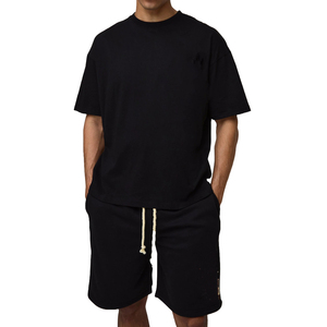 เสื้อยืดคอกลมแขนสั้นและกางเกงขาสั้นคุณภาพสูงแบบสั่งทำพิเศษสำหรับผู้ชายและผู้หญิง - Product Image 2