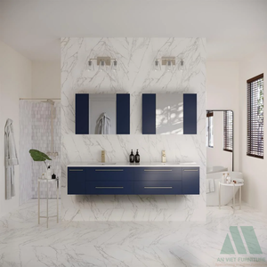 Durable Painted Finish Modern Style Water Resistant Eco-Friendly Wooden Apartment Bedroom <b>Bathroom</b> <b>Kitchen</b> Cabinets Wholesale - Product Image 1