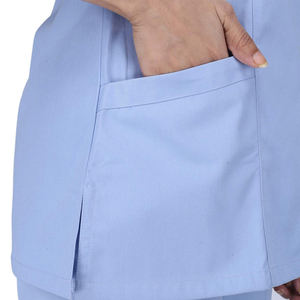 Ensemble de Blouse et Pantalon Médical Personnalisé pour Femme, Manches Courtes, Uniforme d'Infirmière, Tenue Professionnelle pour Hôpital, Cabinet Dentaire, Salon de Beauté et Spa - Product Image 3