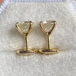 IGI Certified HPHT CVD Lab Grown Diamond <b>Studs</b> 14K 18K Solid Gold 4 Prong Lab Grown Diamond <b>Earrings</b> <b>Stud</b> <b>Fine</b> Jewelry - Product Image 6