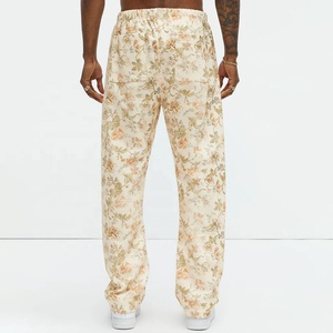 Pantalones Deportivos Holgados de Pierna Recta, 100% Algodón, Pantalones de Chándal con Logotipo Personalizado para Hombre, Fabricante OEM - Product Image 2