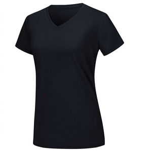 Camiseta de un hombro para mujer, camiseta suave y elástica de manga corta, Top informal a la moda, camiseta ajustada de verano, ropa cómoda para mujer - Product Image 4