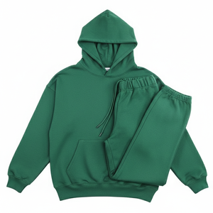 Conjunto de Sudadera con Capucha y Pantalones Deportivos para Hombre, al por Mayor, Personalizable, de Dos Piezas, para Todas las Temporadas, Fabricante de Ropa Deportiva - Product Image 1